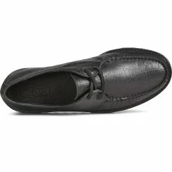 Sperry Top-Sider Men's Captain's Leather Oxford Black Croc -Sperry Top-Sider STS24887 TOP