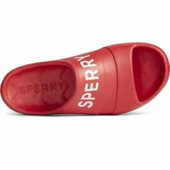 Sperry Top-Sider Men's Float Slide Logo Sandal Red -Sperry Top-Sider STS24901 TOP