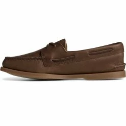 Sperry Top-Sider Men's Authentic Original™ Cross Lace Boat Shoe Brown -Sperry Top-Sider STS24957 180