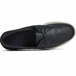 Sperry Top-Sider Men's Authentic Original™ Cross Lace Boat Shoe Navy -Sperry Top-Sider STS24958 TOP