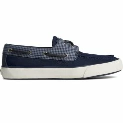 Sperry Top-Sider Men's SeaCycled™ Bahama II Gingham Sneaker Blue Multi
