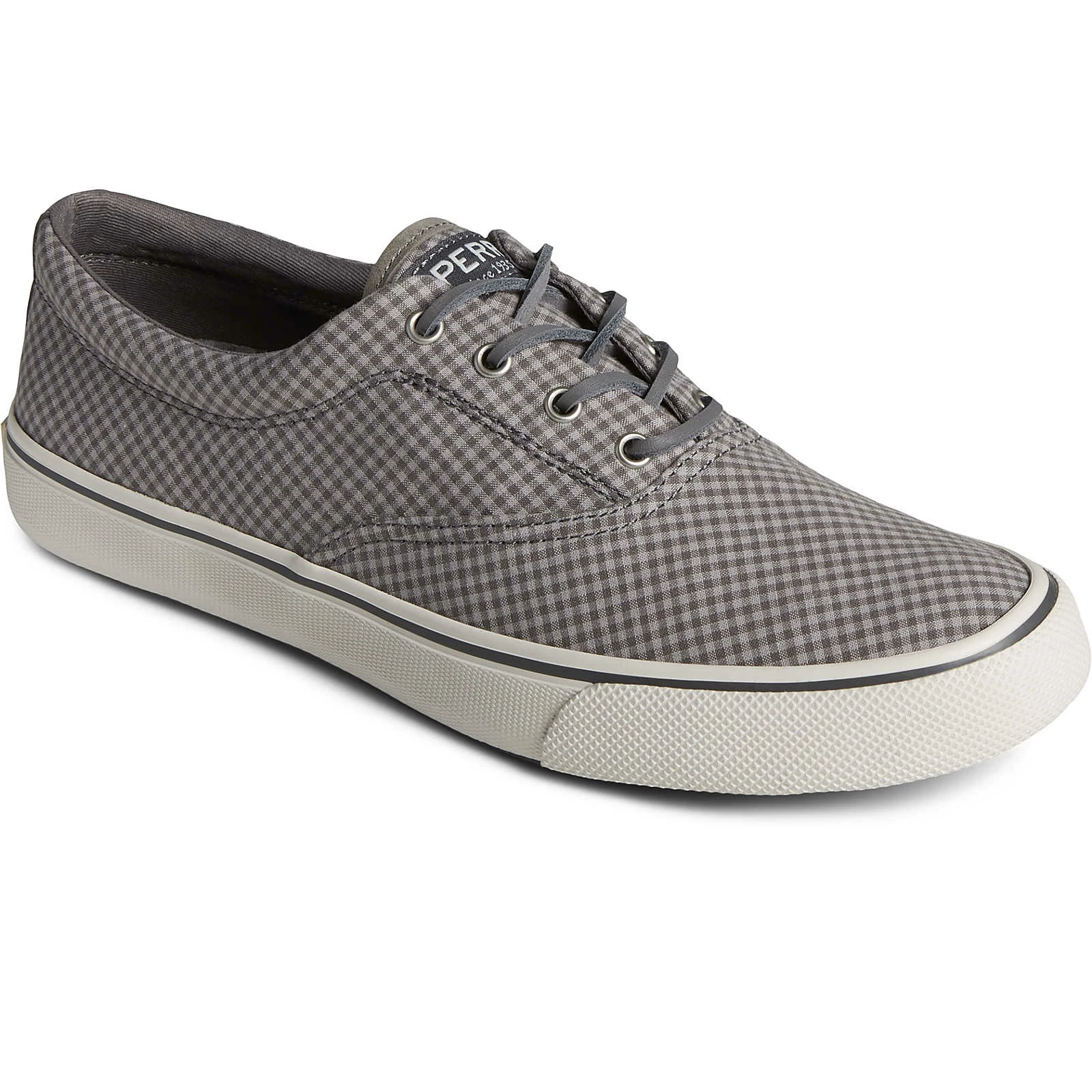 Sperry Top-Sider Men's SeaCycled™ Striper II CVO Gingham Sneaker Grey 4 Sperry Top-Sider Men's SeaCycled™ Striper II CVO Gingham Sneaker Grey - Image 2
