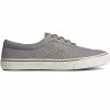 Sperry Top-Sider Men's SeaCycled™ Striper II CVO Gingham Sneaker Grey -Sperry Top-Sider STS25125 000
