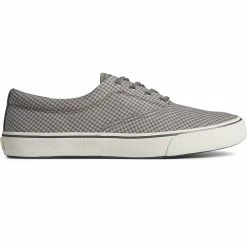 Sperry Top-Sider Men's SeaCycled™ Striper II CVO Gingham Sneaker Grey