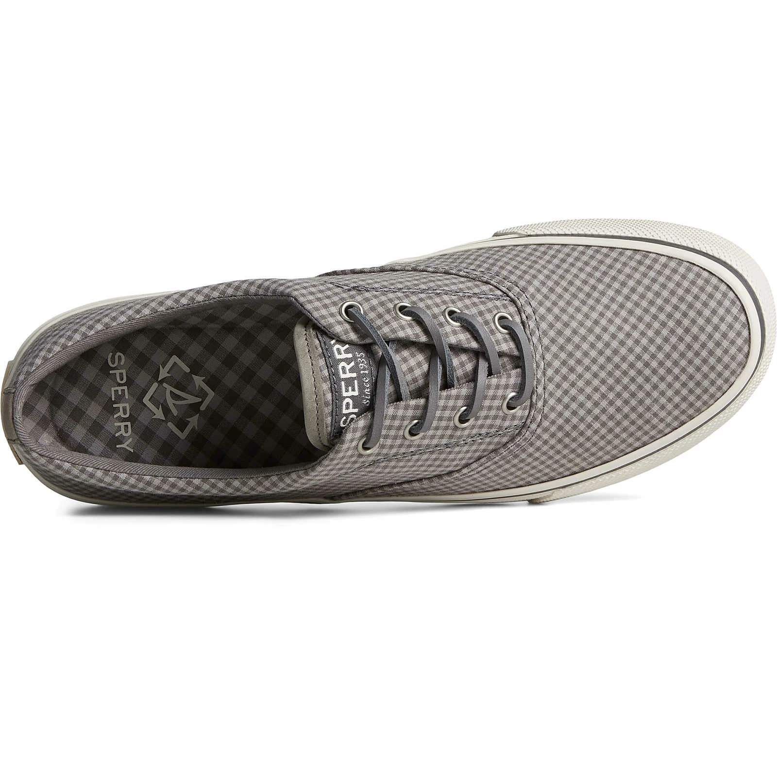 Sperry Top-Sider Men's SeaCycled™ Striper II CVO Gingham Sneaker Grey 7 Sperry Top-Sider Men's SeaCycled™ Striper II CVO Gingham Sneaker Grey - Image 5