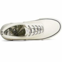 Sperry Top-Sider Men's SeaCycled™ Striper II Palm Sneaker Bone White 12 Sperry Top-Sider Men's SeaCycled™ Striper II Palm Sneaker Bone White -Sperry Top-Sider STS25132 TOP 021623