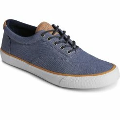 Sperry Top-Sider Men's SeaCycled™ Striper II CVO Twill Sneaker Navy 9 Sperry Top-Sider Men's SeaCycled™ Striper II CVO Twill Sneaker Navy -Sperry Top-Sider STS25139