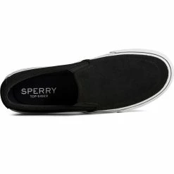 Sperry Top-Sider Men's Striper II Twin Gore Suede Slip On Sneaker Black -Sperry Top-Sider STS25149 TOP