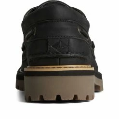 Sperry Top-Sider Men's Authentic Original™ Lug 3-Eye Boat Shoe Black -Sperry Top-Sider STS25155 90