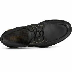 Sperry Top-Sider Men's Authentic Original™ Lug 3-Eye Boat Shoe Black -Sperry Top-Sider STS25155 TOP