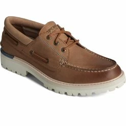 Sperry Top-Sider Men's Authentic Original™ Lug 3-Eye Boat Shoe Tan -Sperry Top-Sider STS25158
