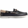 Sperry Top-Sider Men's Authentic Original™ Veg Re-Tan Leather Boat Shoe Navy -Sperry Top-Sider STS25187 000