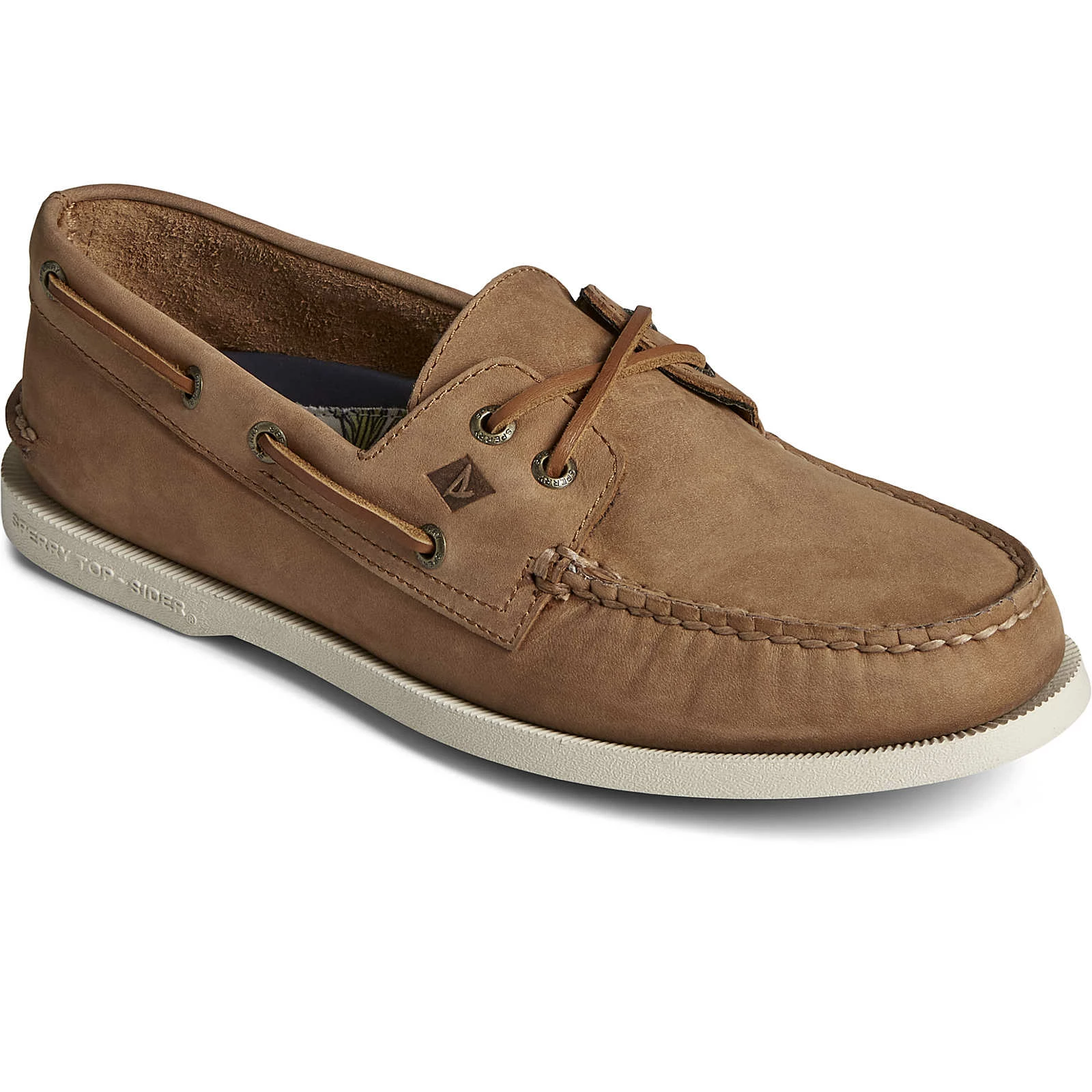 Sperry Top-Sider Men's Authentic Original™ Cross Lace Leather Boat Shoe Tan 4 Sperry Top-Sider Men's Authentic Original™ Cross Lace Leather Boat Shoe Tan - Image 2