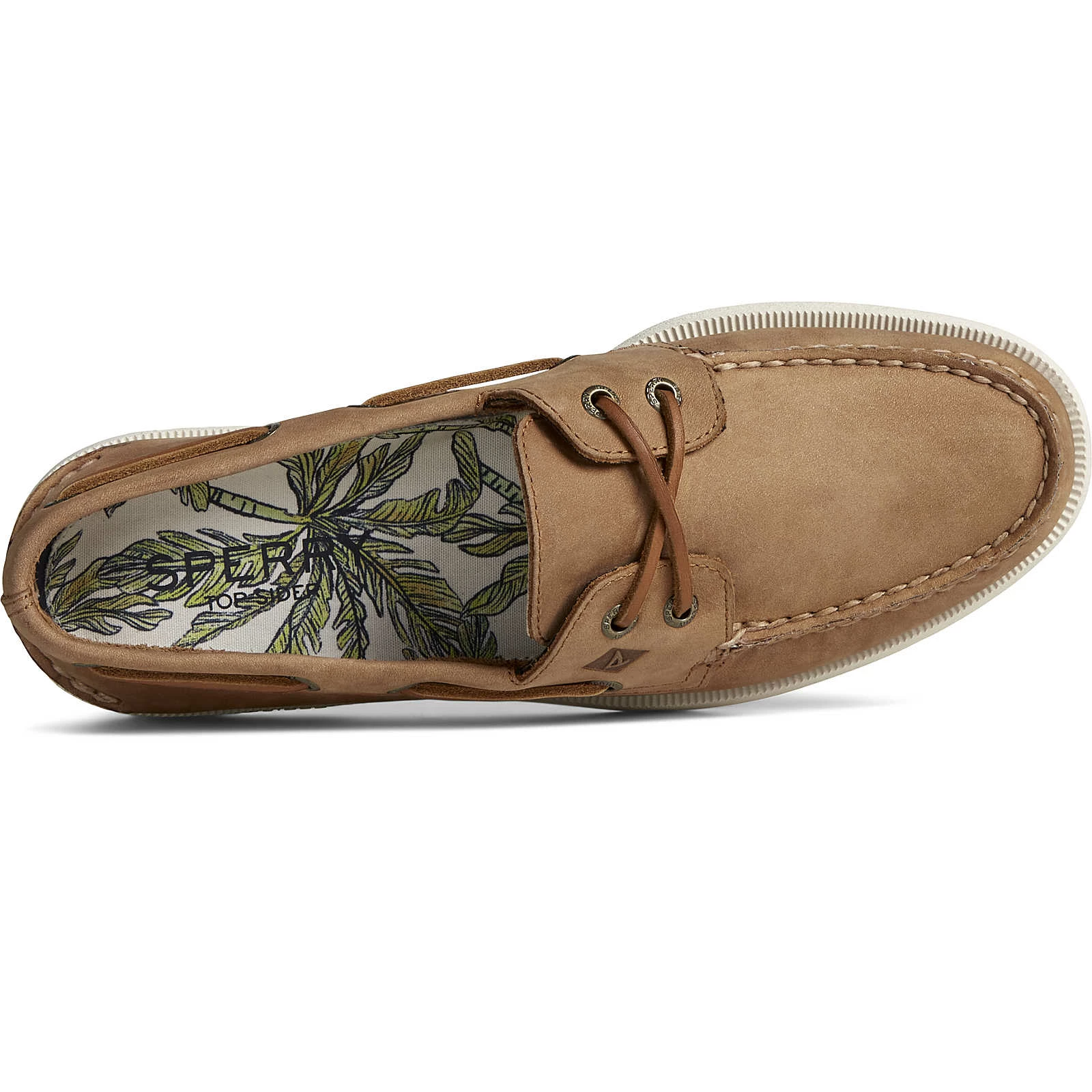 Sperry Top-Sider Men's Authentic Original™ Cross Lace Leather Boat Shoe Tan 7 Sperry Top-Sider Men's Authentic Original™ Cross Lace Leather Boat Shoe Tan - Image 5