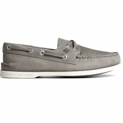 Sperry Top-Sider Men's Authentic Original™ Cross Lace Leather Boat Shoe Grey