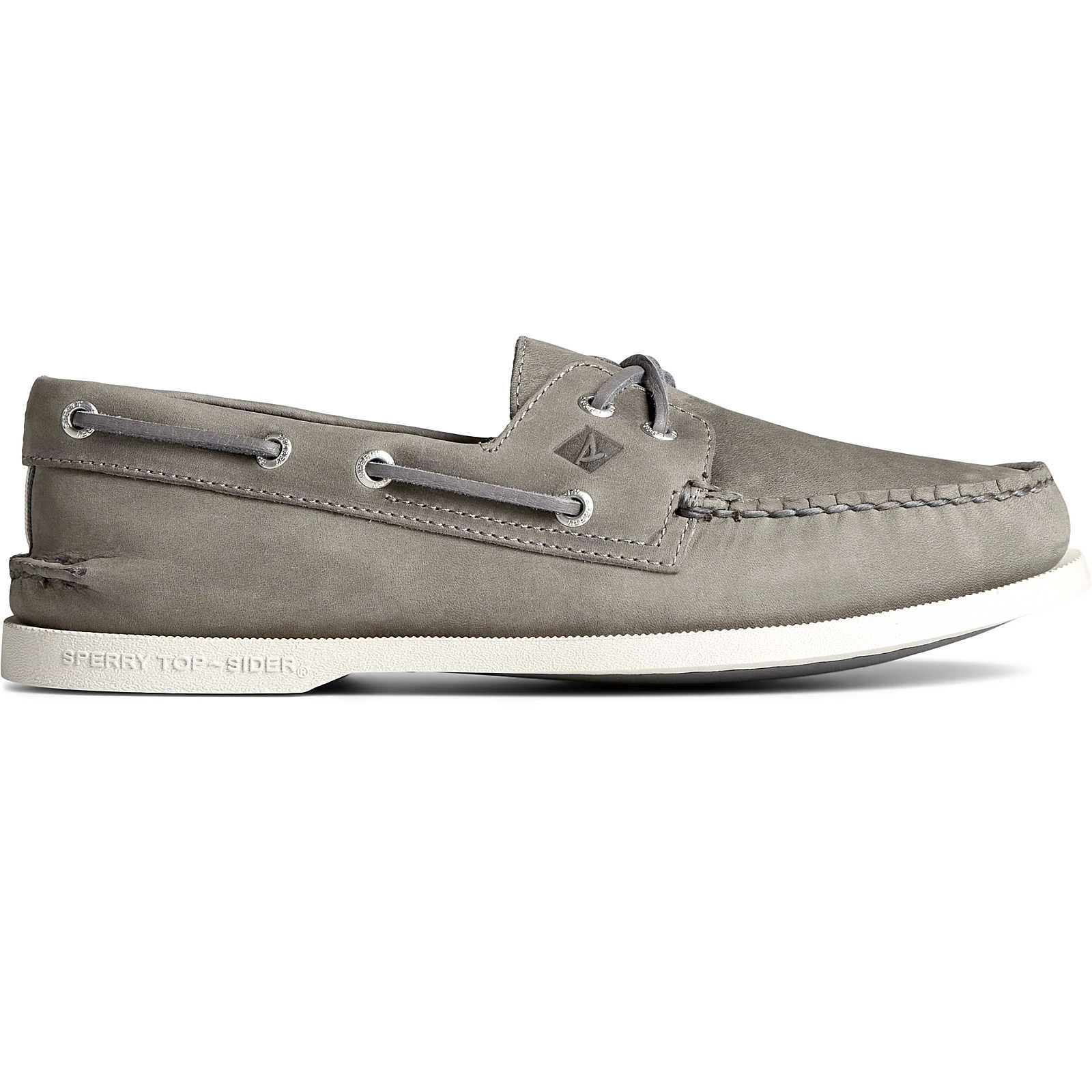 Sperry Top-Sider Men's Authentic Original™ Cross Lace Leather Boat Shoe Grey 3 Sperry Top-Sider Men's Authentic Original™ Cross Lace Leather Boat Shoe Grey
