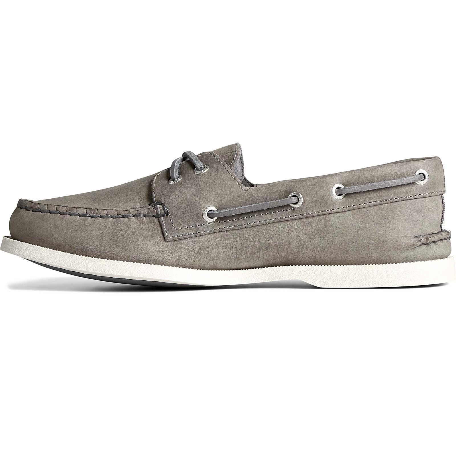 Sperry Top-Sider Men's Authentic Original™ Cross Lace Leather Boat Shoe Grey 6 Sperry Top-Sider Men's Authentic Original™ Cross Lace Leather Boat Shoe Grey - Image 4