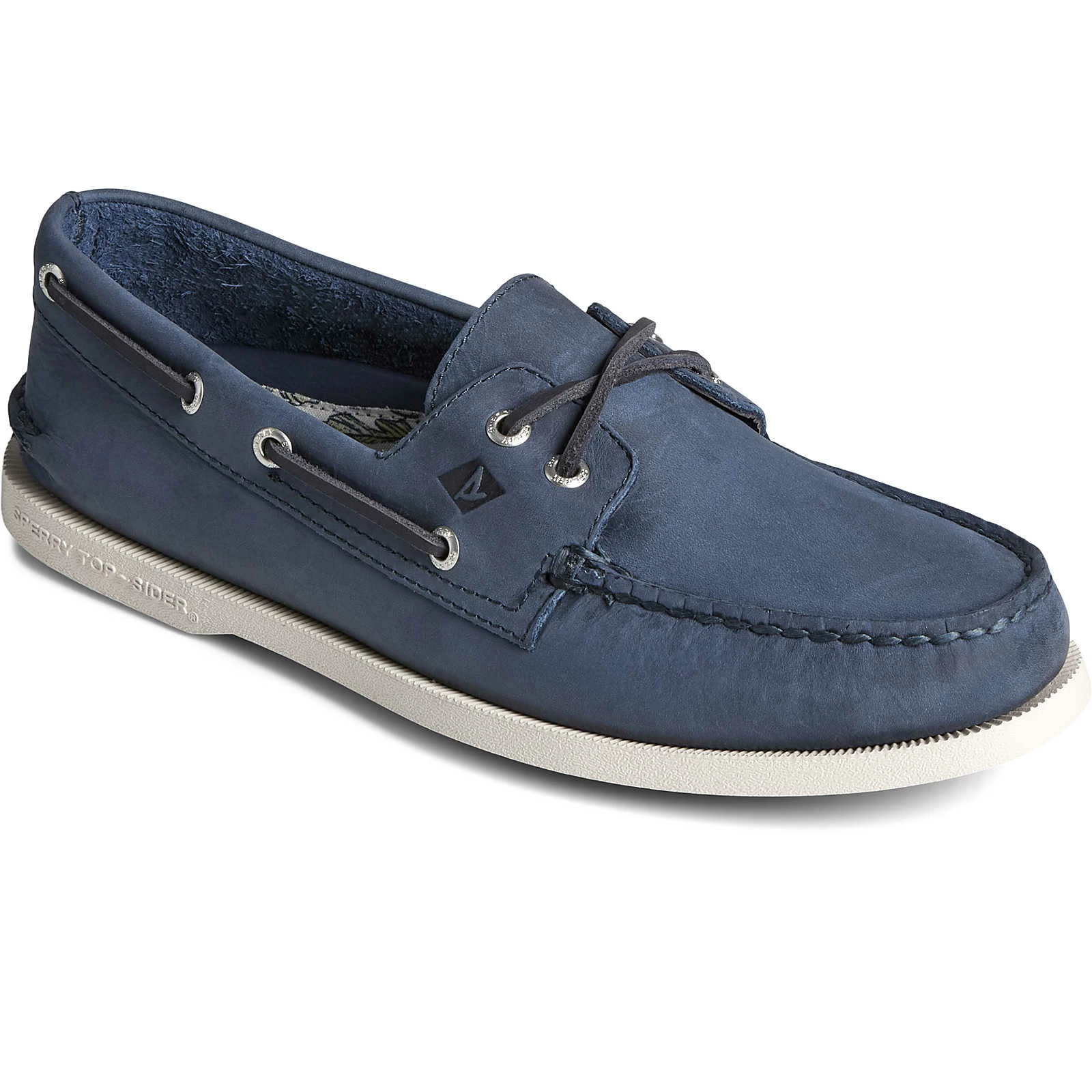 Sperry Top-Sider Men's Authentic Original™ Cross Lace Leather Boat Shoe Navy 4 Sperry Top-Sider Men's Authentic Original™ Cross Lace Leather Boat Shoe Navy - Image 2