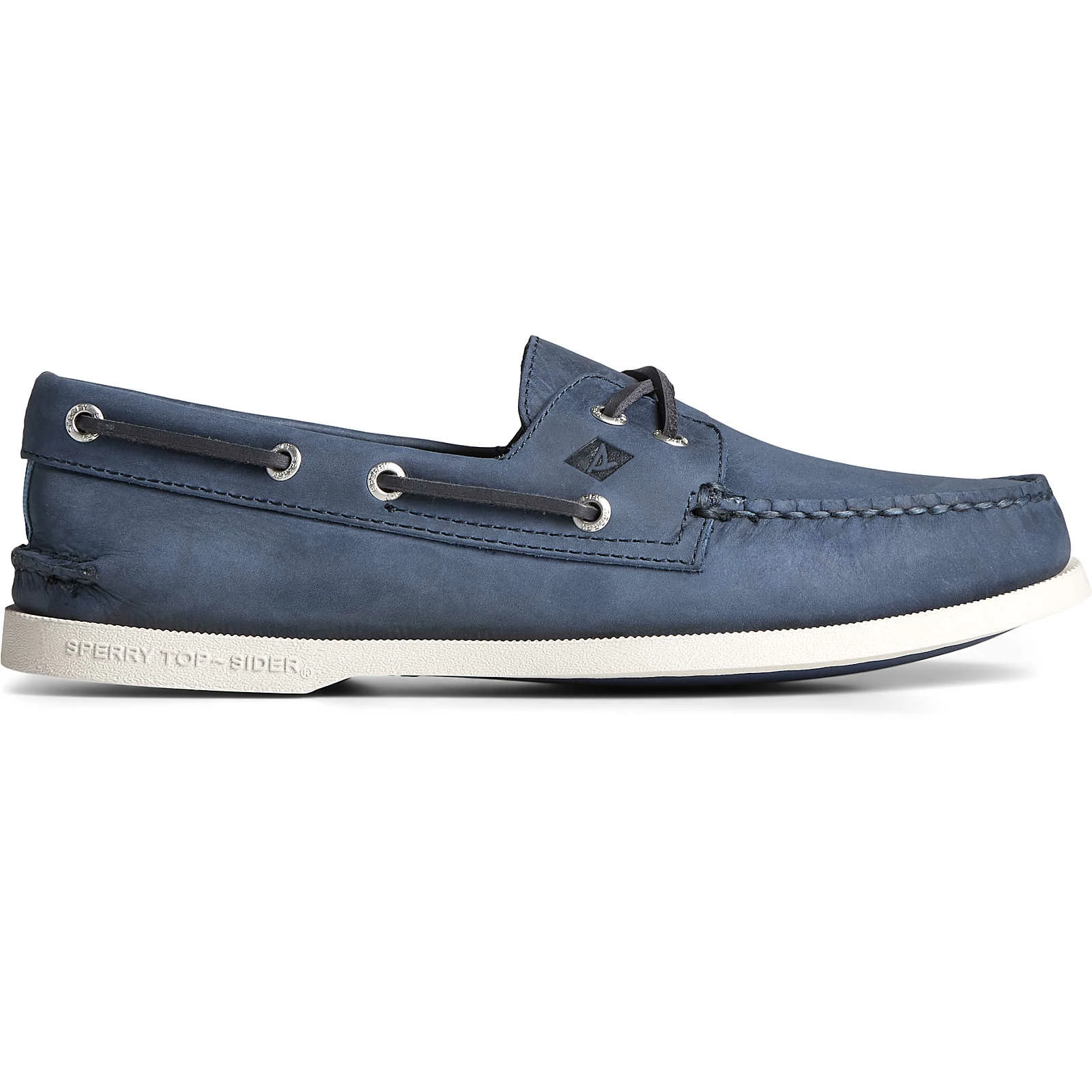 Sperry Top-Sider Men's Authentic Original™ Cross Lace Leather Boat Shoe Navy 3 Sperry Top-Sider Men's Authentic Original™ Cross Lace Leather Boat Shoe Navy