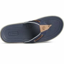 Sperry Top-Sider Men's SeaCycled™ Baitfish Baja Flip Flop Navy -Sperry Top-Sider STS25230 TOP