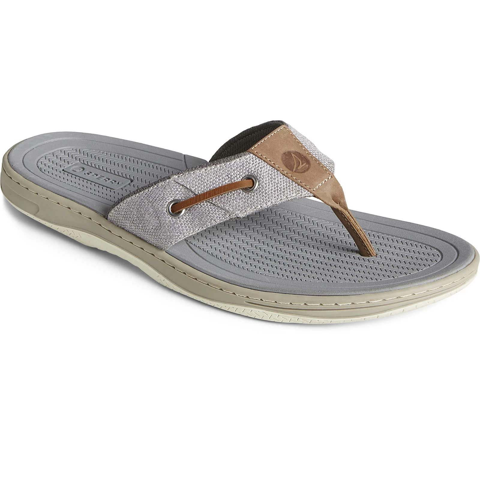 Sperry Top-Sider Men's SeaCycled™ Baitfish Baja Flip Flop Grey 4 Sperry Top-Sider Men's SeaCycled™ Baitfish Baja Flip Flop Grey - Image 2