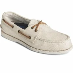 Sperry Top-Sider Men's SeaCycled™ Authentic Original™ Baja Boat Shoe Cream -Sperry Top-Sider STS25256