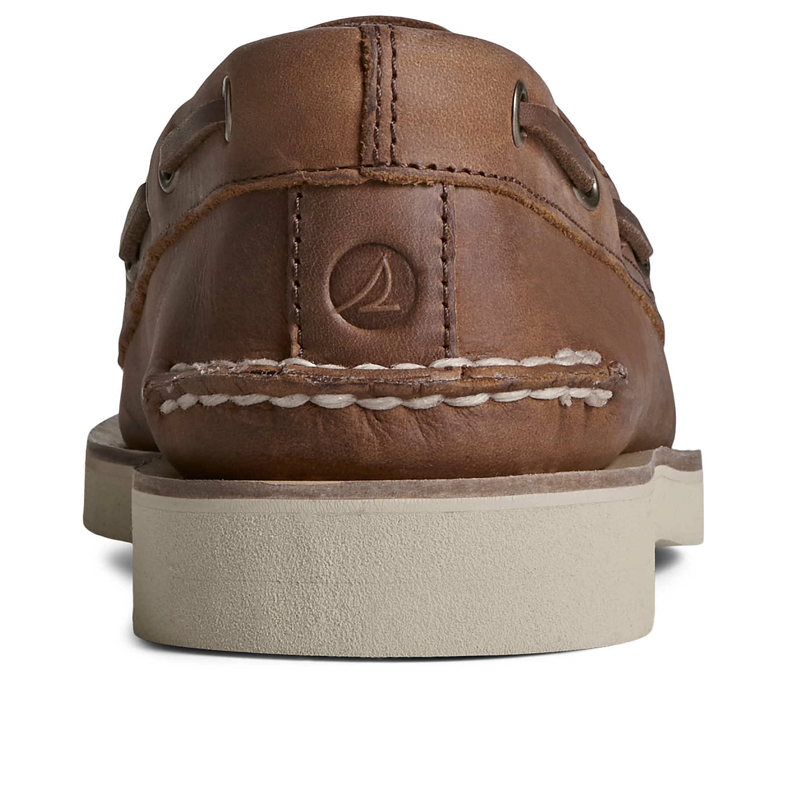 Sperry Top-Sider Men's Authentic Original™ Double Sole Cross Lace Boat Shoe Dark Tan 5 Sperry Top-Sider Men's Authentic Original™ Double Sole Cross Lace Boat Shoe Dark Tan - Image 3