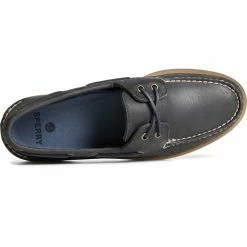 Sperry Top-Sider Men's Authentic Original™ Double Sole Cross Lace Boat Shoe Navy -Sperry Top-Sider STS25284 TOP