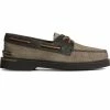 Sperry Top-Sider Men's Authentic Original™ PLUSHWAVE™ Double Sole Tumbled Boat Shoe Olive 2 Sperry Top-Sider Men's Authentic Original™ PLUSHWAVE™ Double Sole Tumbled Boat Shoe Olive -Sperry Top-Sider STS25287 000