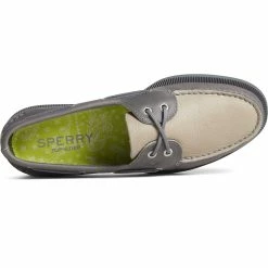 Sperry Top-Sider Men's Authentic Original™ Tumbled Boat Shoe Grey -Sperry Top-Sider STS25291 TOP