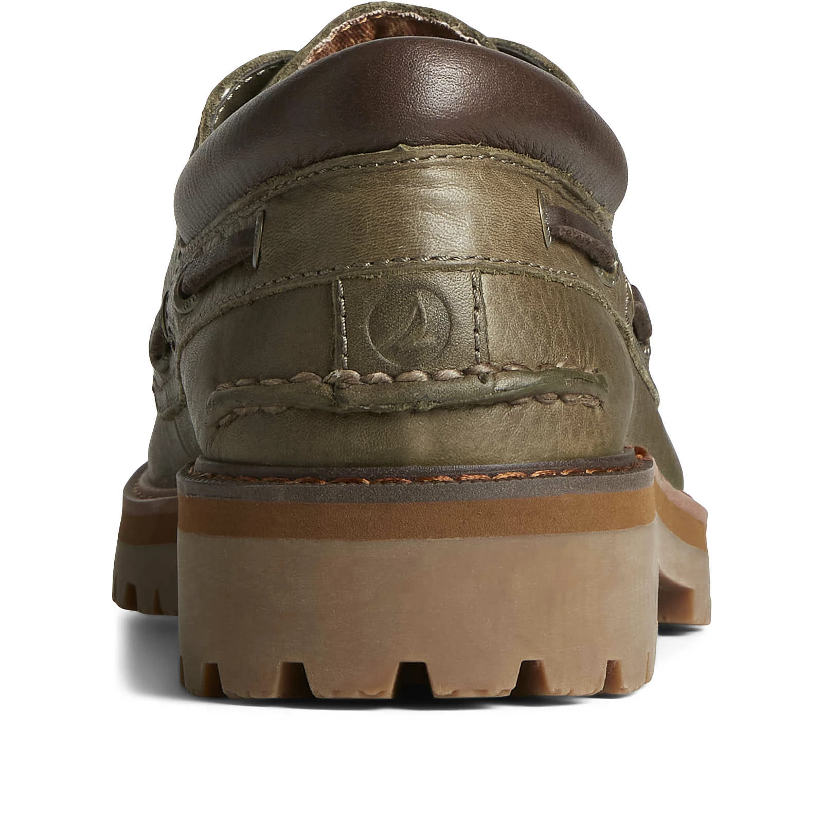 Sperry Top-Sider Men's Authentic Original™ Lug 3-Eye Boat Shoe Olive 5 Sperry Top-Sider Men's Authentic Original™ Lug 3-Eye Boat Shoe Olive - Image 3