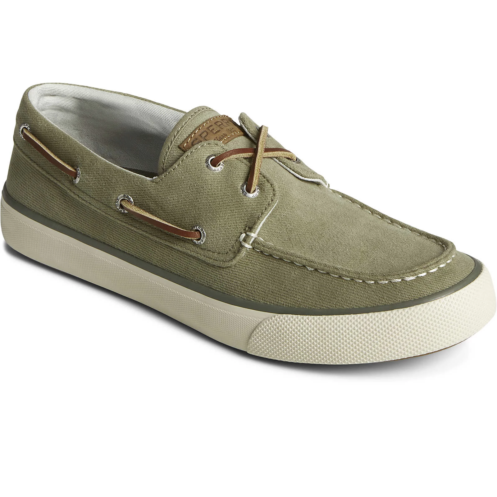 Sperry Top-Sider Men's Bahama II Twill Sneaker Olive 4 Sperry Top-Sider Men's Bahama II Twill Sneaker Olive - Image 2