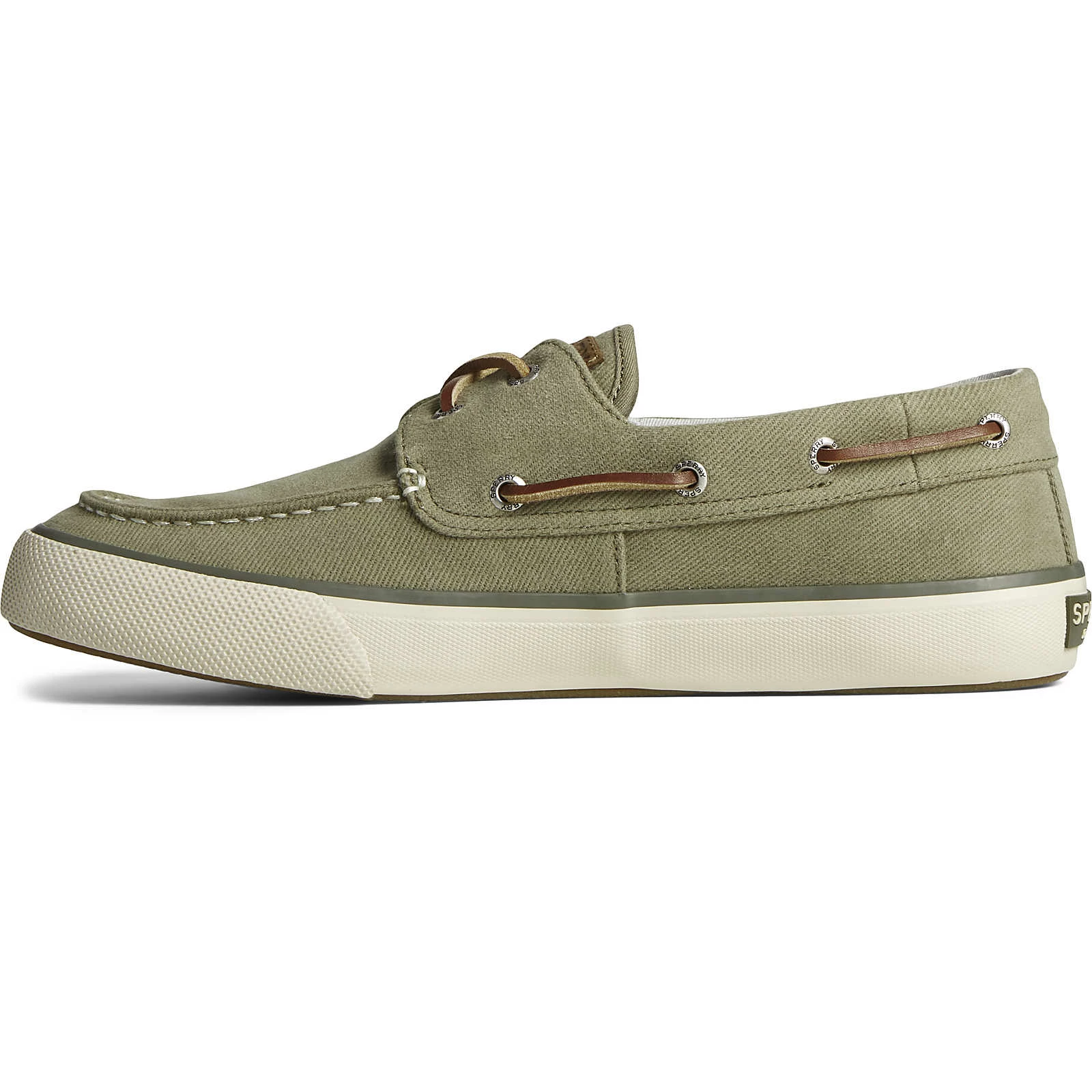Sperry Top-Sider Men's Bahama II Twill Sneaker Olive 6 Sperry Top-Sider Men's Bahama II Twill Sneaker Olive - Image 4