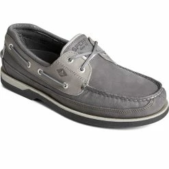 Sperry Top-Sider Men's Gold Cup Mako Boat Shoe Grey -Sperry Top-Sider STS25365