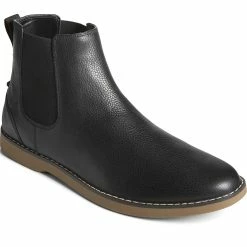 Sperry Top-Sider Men's Newman Chelsea Boot Black 9 Sperry Top-Sider Men's Newman Chelsea Boot Black -Sperry Top-Sider STS25405