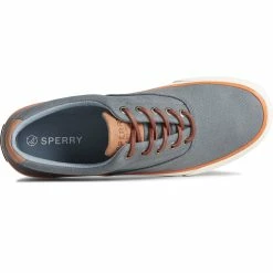 Sperry Top-Sider Men's Striper II CVO Twill Sneaker Light Blue -Sperry Top-Sider STS25424 TOP
