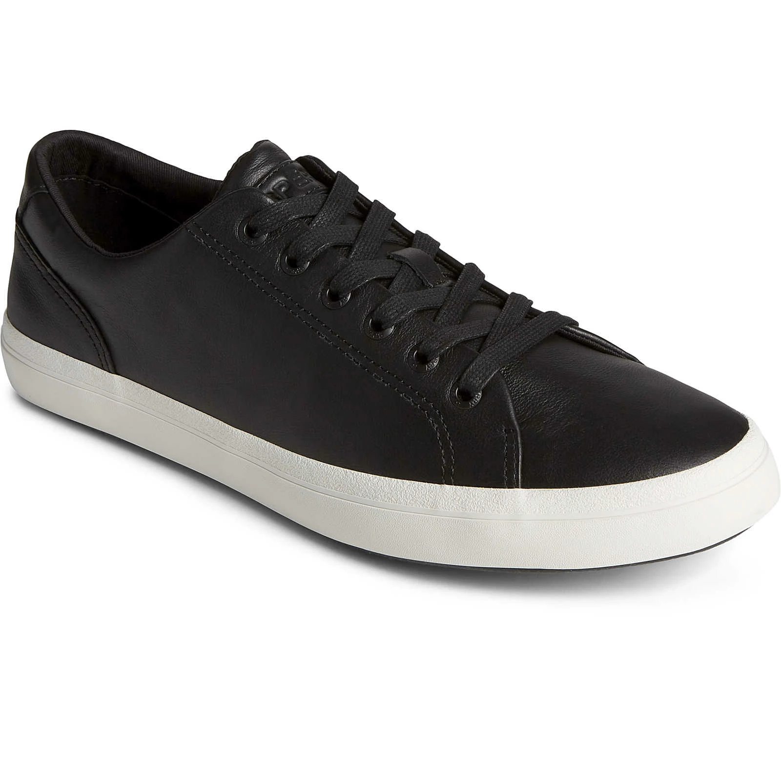 Sperry Top-Sider Men's Striper II Leather Sneaker Black 4 Sperry Top-Sider Men's Striper II Leather Sneaker Black - Image 2