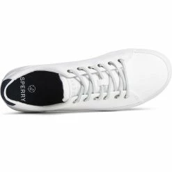 Sperry Top-Sider Men's SeaCycled™ Striper II Textile Sneaker White -Sperry Top-Sider STS25436 TOP