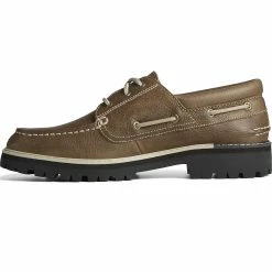 Sperry Top-Sider Men's Authentic Original™ Lug 3-Eye Boat Shoe Taupe -Sperry Top-Sider STS25452 180