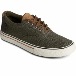 Sperry Top-Sider Men's Seacycled™ Striper Storm CVO Sneaker Olive -Sperry Top-Sider STS25466