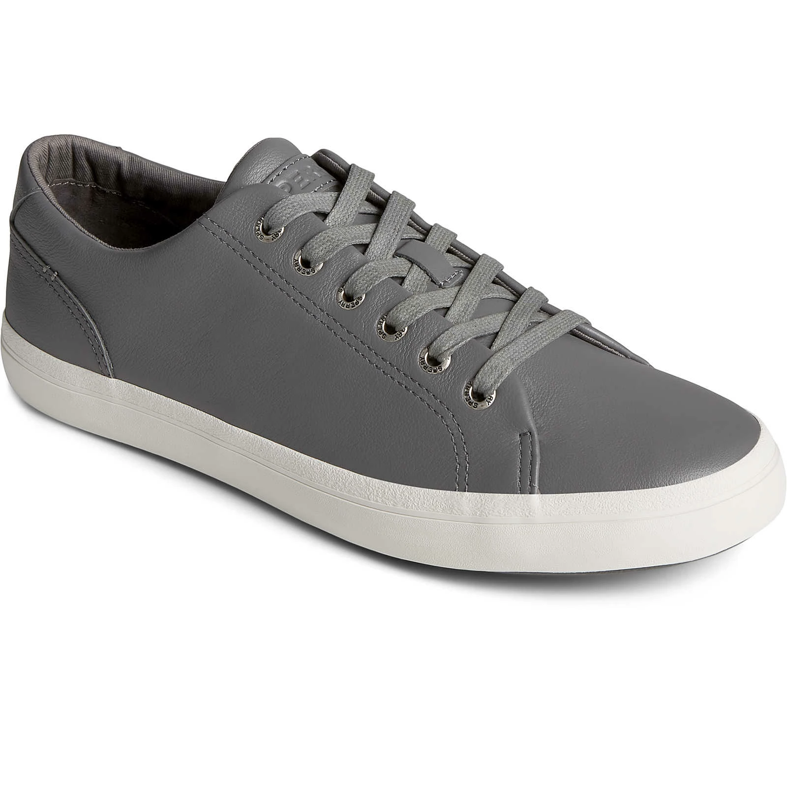 Sperry Top-Sider Men's Striper II Leather Sneaker Grey 4 Sperry Top-Sider Men's Striper II Leather Sneaker Grey - Image 2