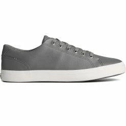 Sperry Top-Sider Men's Striper II Leather Sneaker Grey