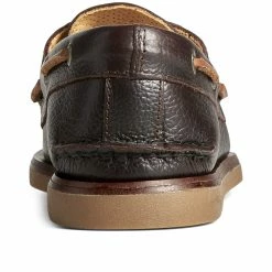 Sperry Top-Sider Men's Gold Cup™ Authentic Original™ Tumbled Boat Shoe Brown -Sperry Top-Sider STS25502 90