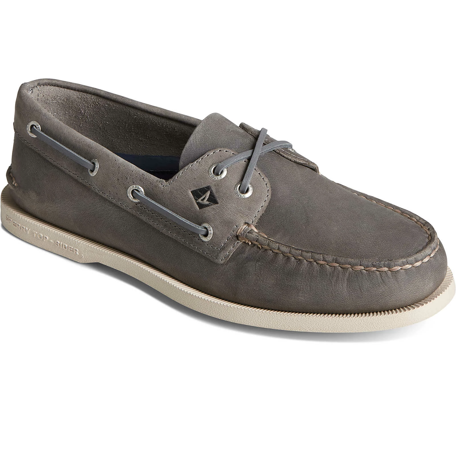 Sperry Top-Sider Men's Authentic Original™ Leather Boat Shoe Grey 4 Sperry Top-Sider Men's Authentic Original™ Leather Boat Shoe Grey - Image 2