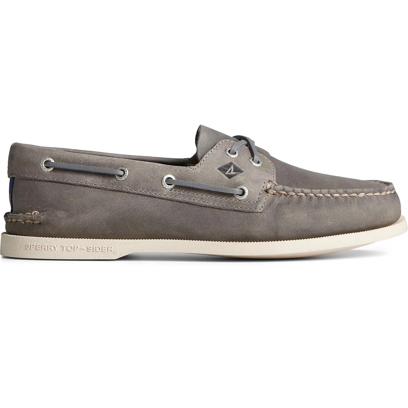Sperry Top-Sider Men's Authentic Original™ Leather Boat Shoe Grey 3 Sperry Top-Sider Men's Authentic Original™ Leather Boat Shoe Grey