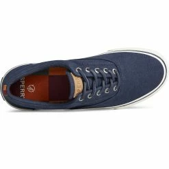 Sperry Top-Sider Men's SeaCycled™ Striper II CVO Textile Sneaker Navy -Sperry Top-Sider STS25512 TOP