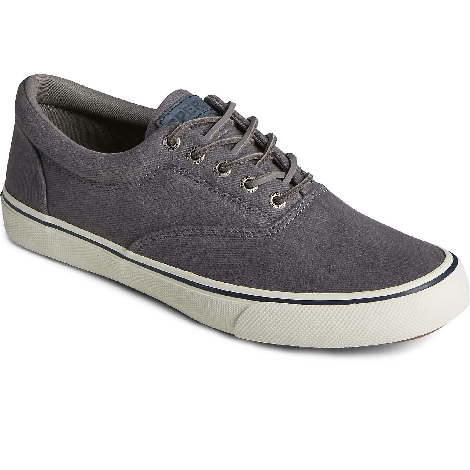 Sperry Top-Sider Men's SeaCycled™ Striper II CVO Textile Sneaker Grey 4 Sperry Top-Sider Men's SeaCycled™ Striper II CVO Textile Sneaker Grey - Image 2