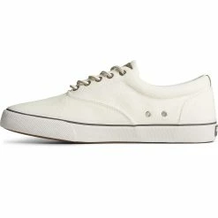 Sperry Top-Sider Men's SeaCycled™ Striper II CVO Textile Sneaker White -Sperry Top-Sider STS25514 180